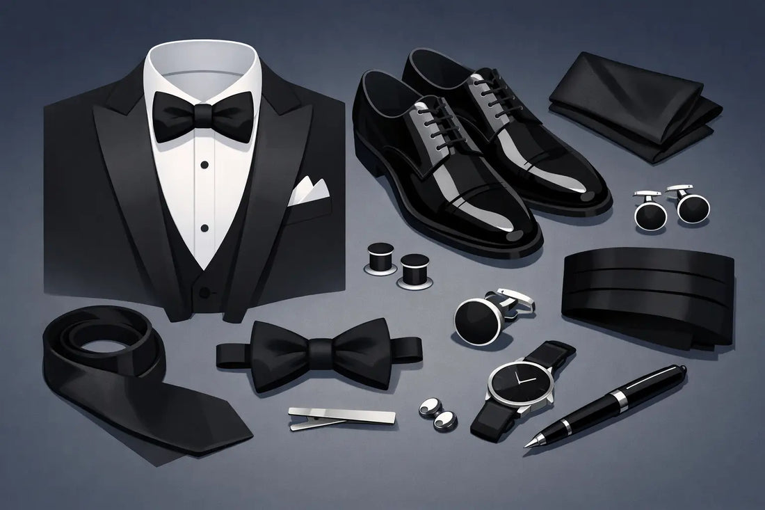 Men's Black Tie Accessories Guide for Polished Style