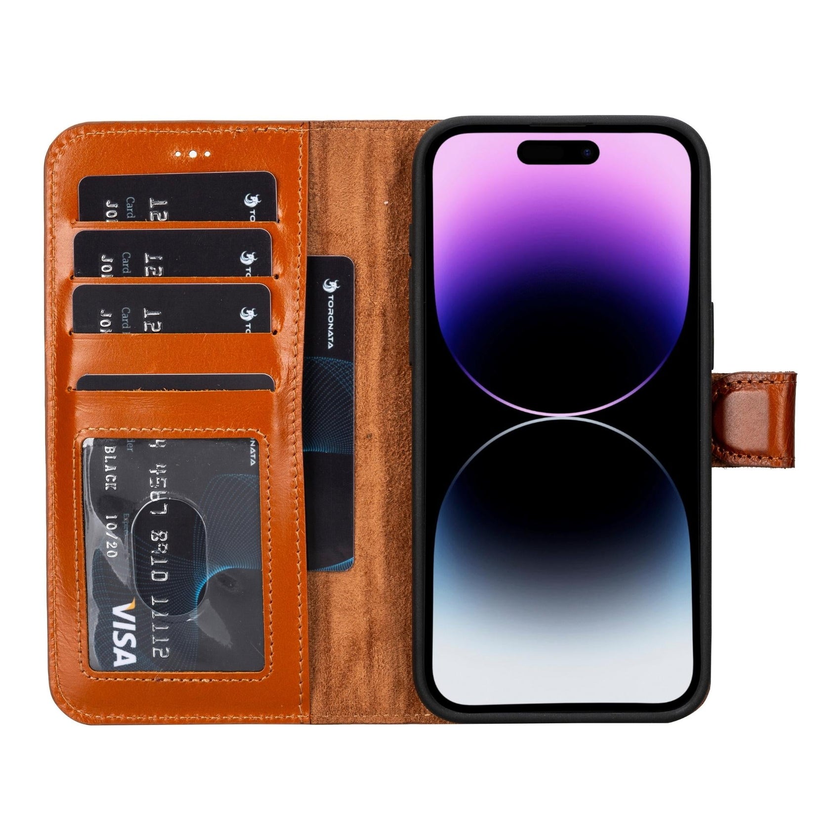 Casper iPhone 14 Series Detachable Leather Wallet Case - RoshelLuxe.com