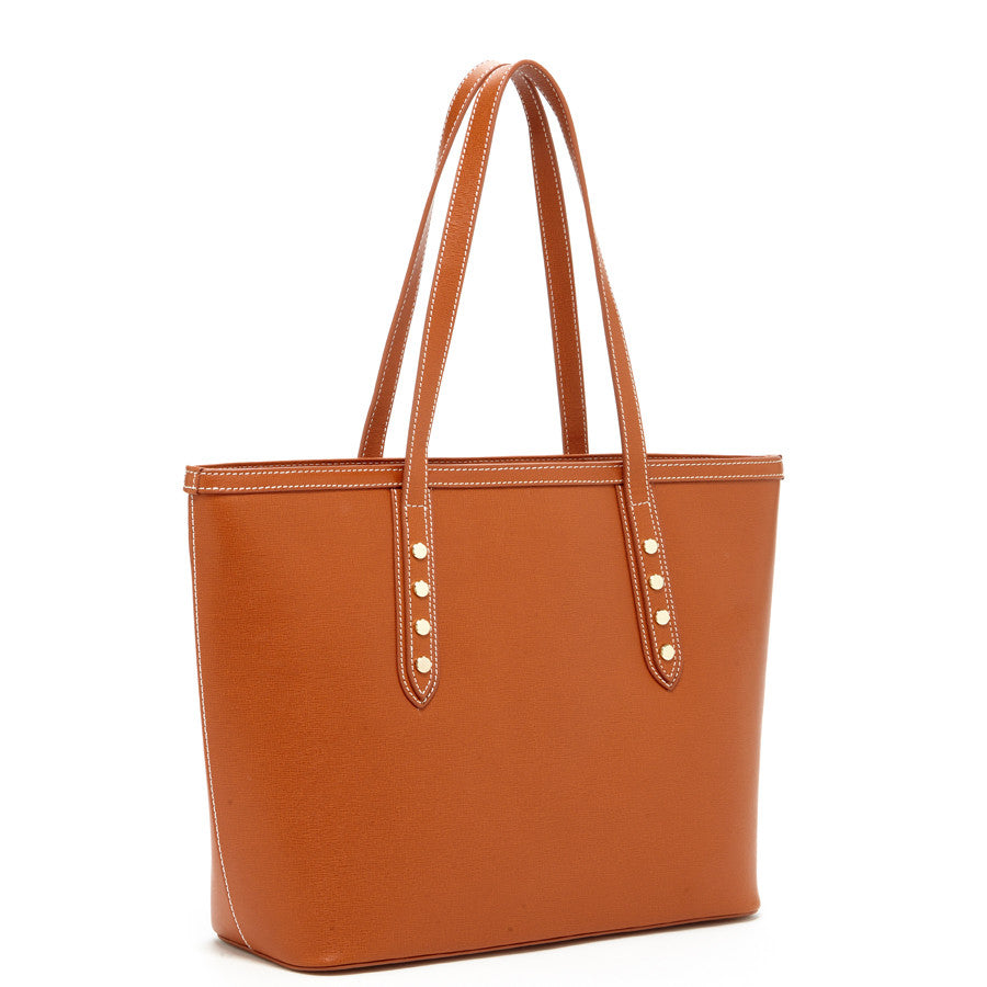 Brown Leather Shoulder Bag - RoshelLuxe.com