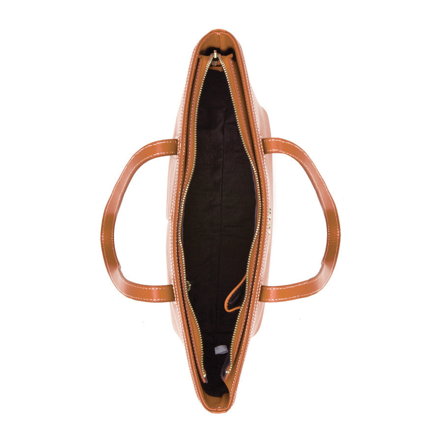 Brown Leather Shoulder Bag - RoshelLuxe.com