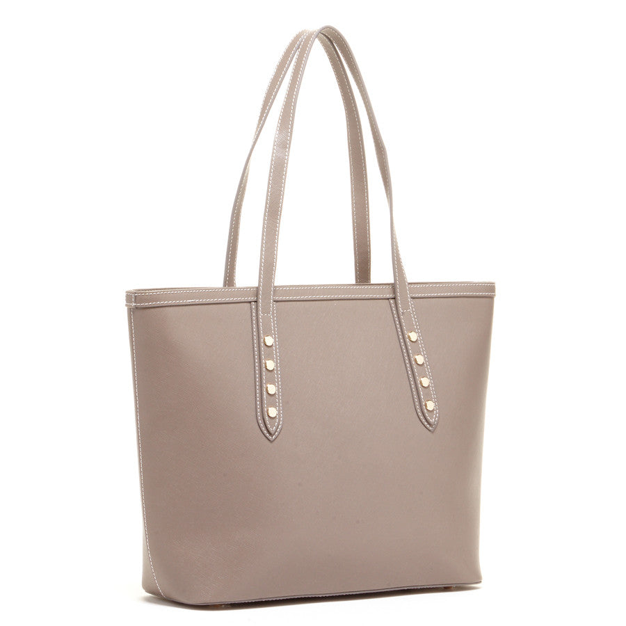 Dark Dune Leather Shoulder Bag - RoshelLuxe.com