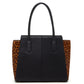 Jody Black Leather Tote Bag - RoshelLuxe.com