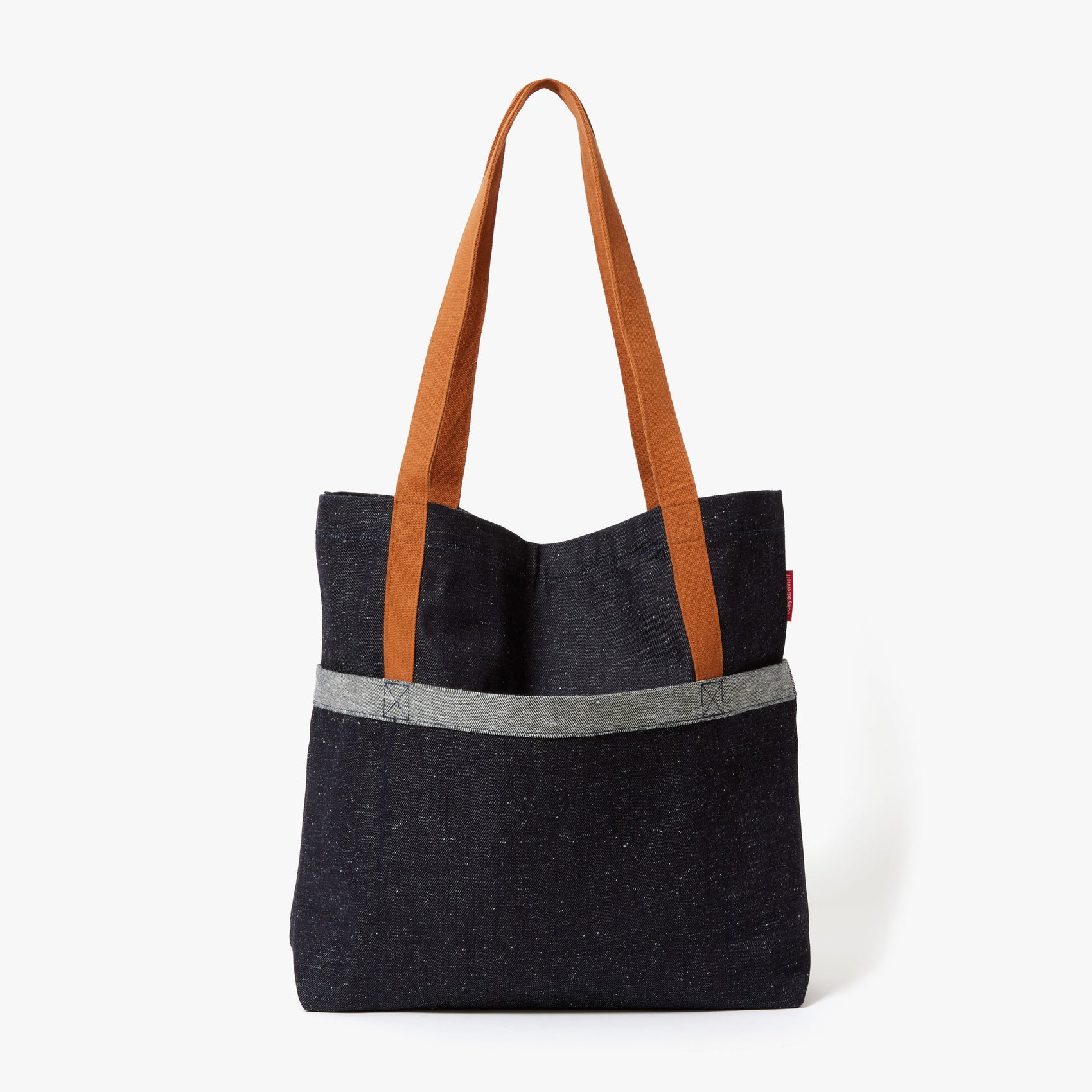 The Market Tote - Denim - RoshelLuxe.com