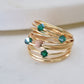  Deep Green Swarovski Crystals - RoshelLuxe.com