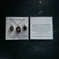 Pear Shaped Teardrop Meteorite Dangle Earrings - RoshelLuxe.com