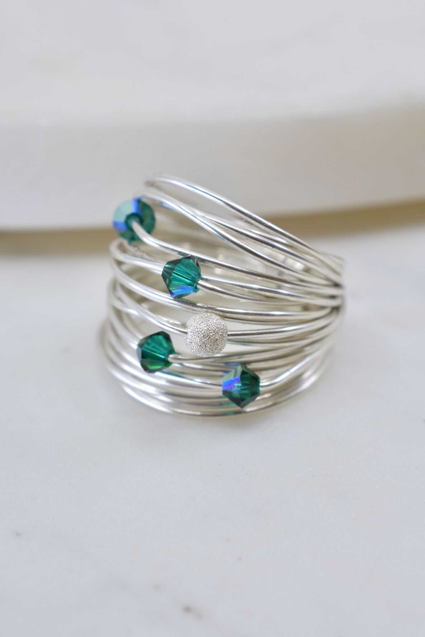  Deep Green Swarovski Crystals - RoshelLuxe.com