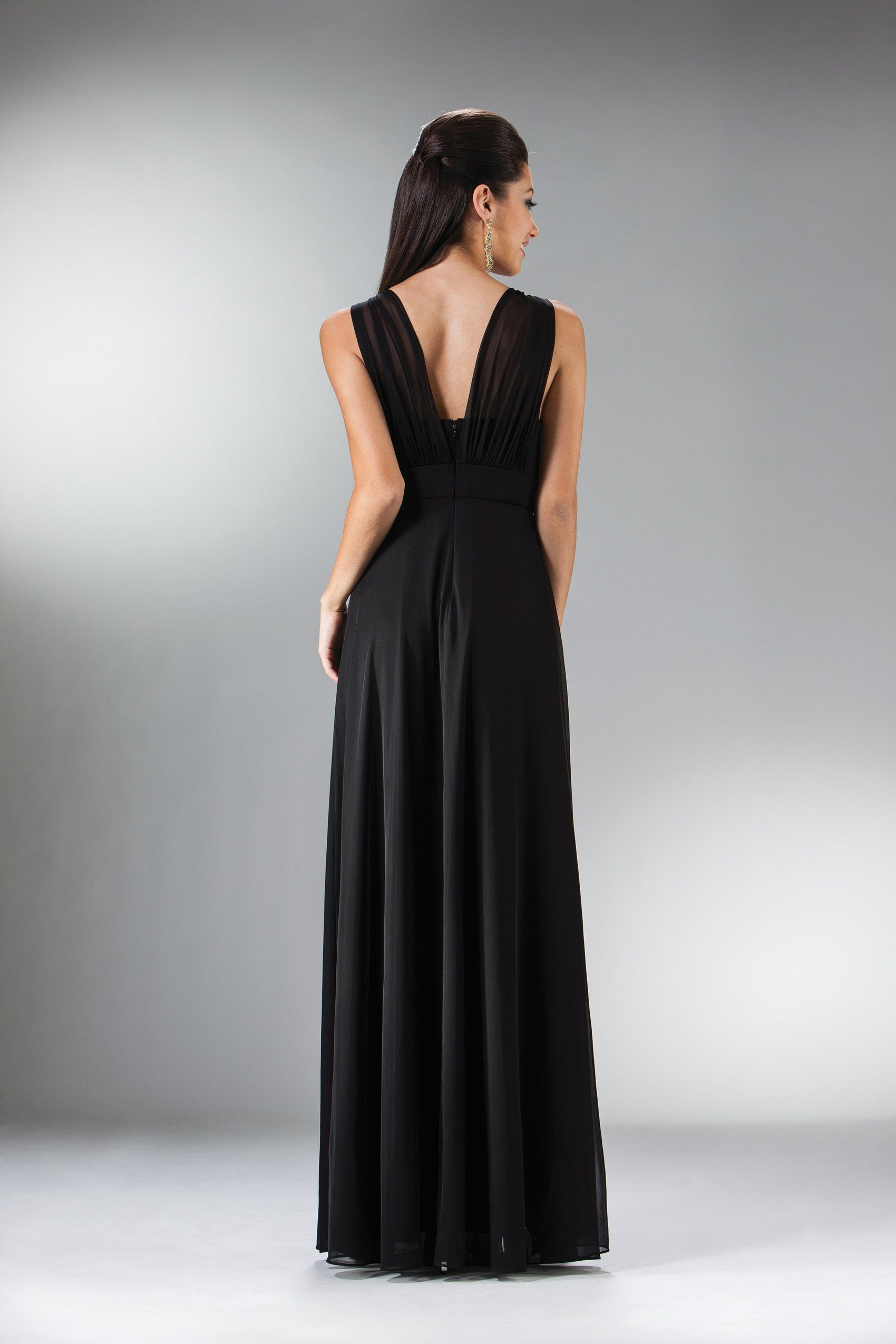 Chiffon Sheath Dress - RoshelLuxe.com