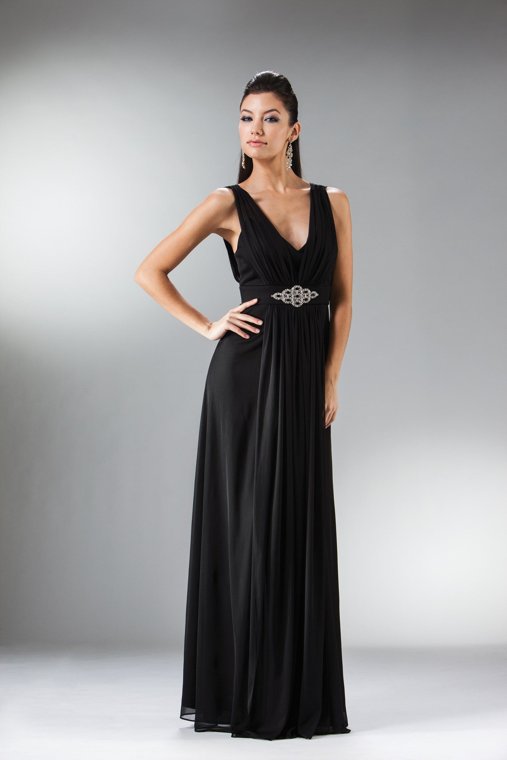 Chiffon Sheath Dress - RoshelLuxe.com