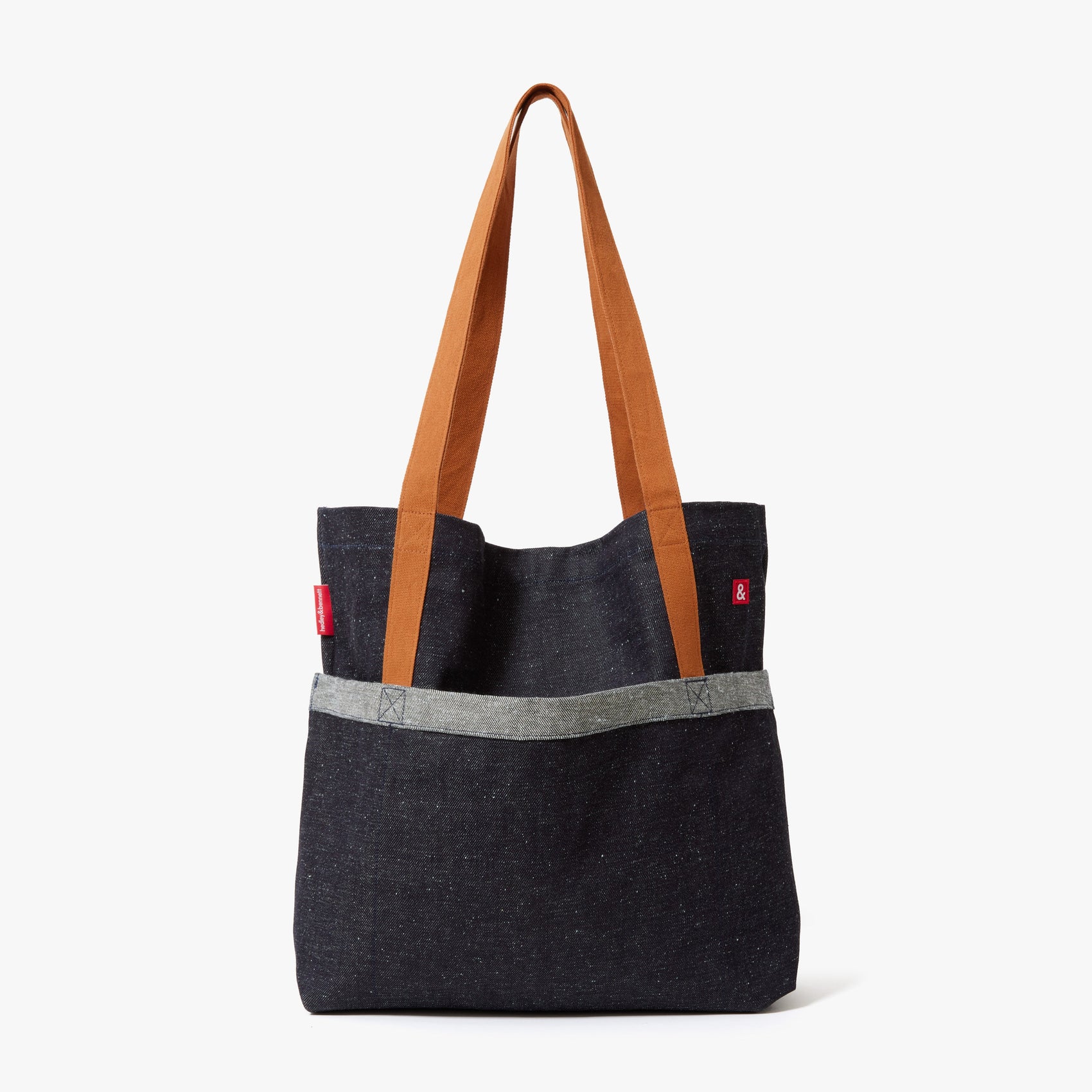 The Market Tote - Denim - RoshelLuxe.com