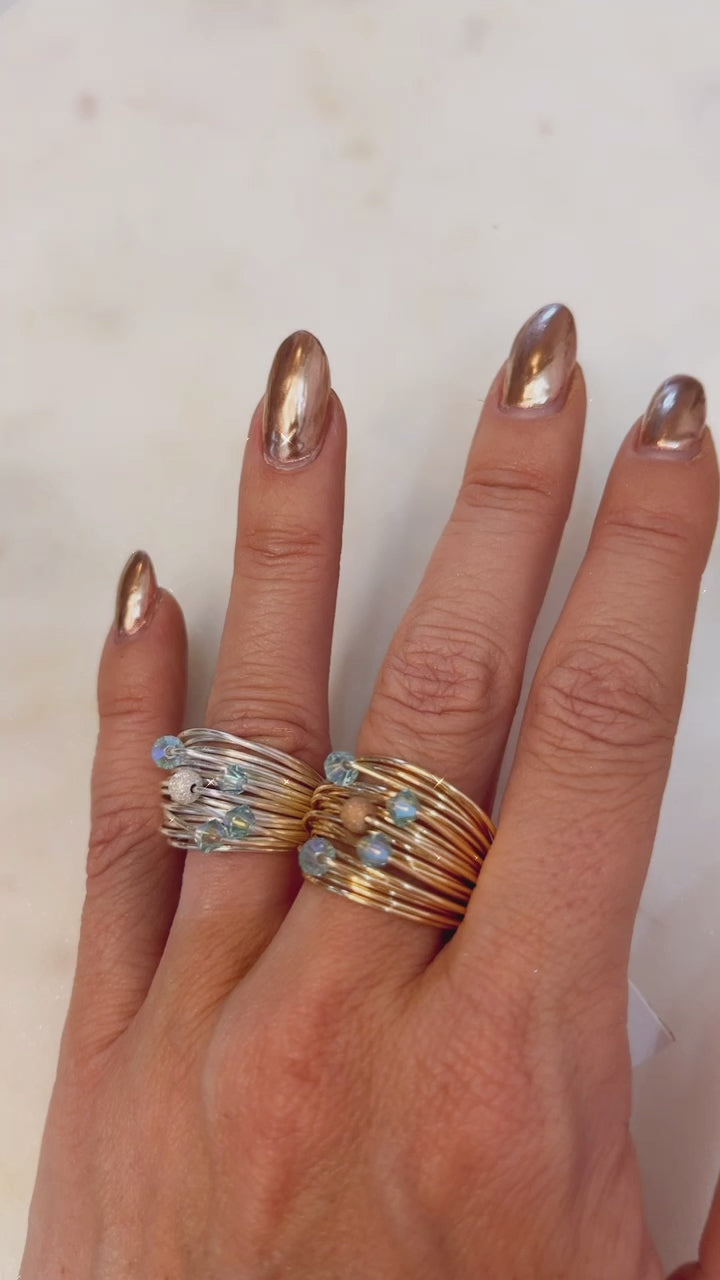 Aquamarine Swarovski Crystals - RoshelLuxe.com
