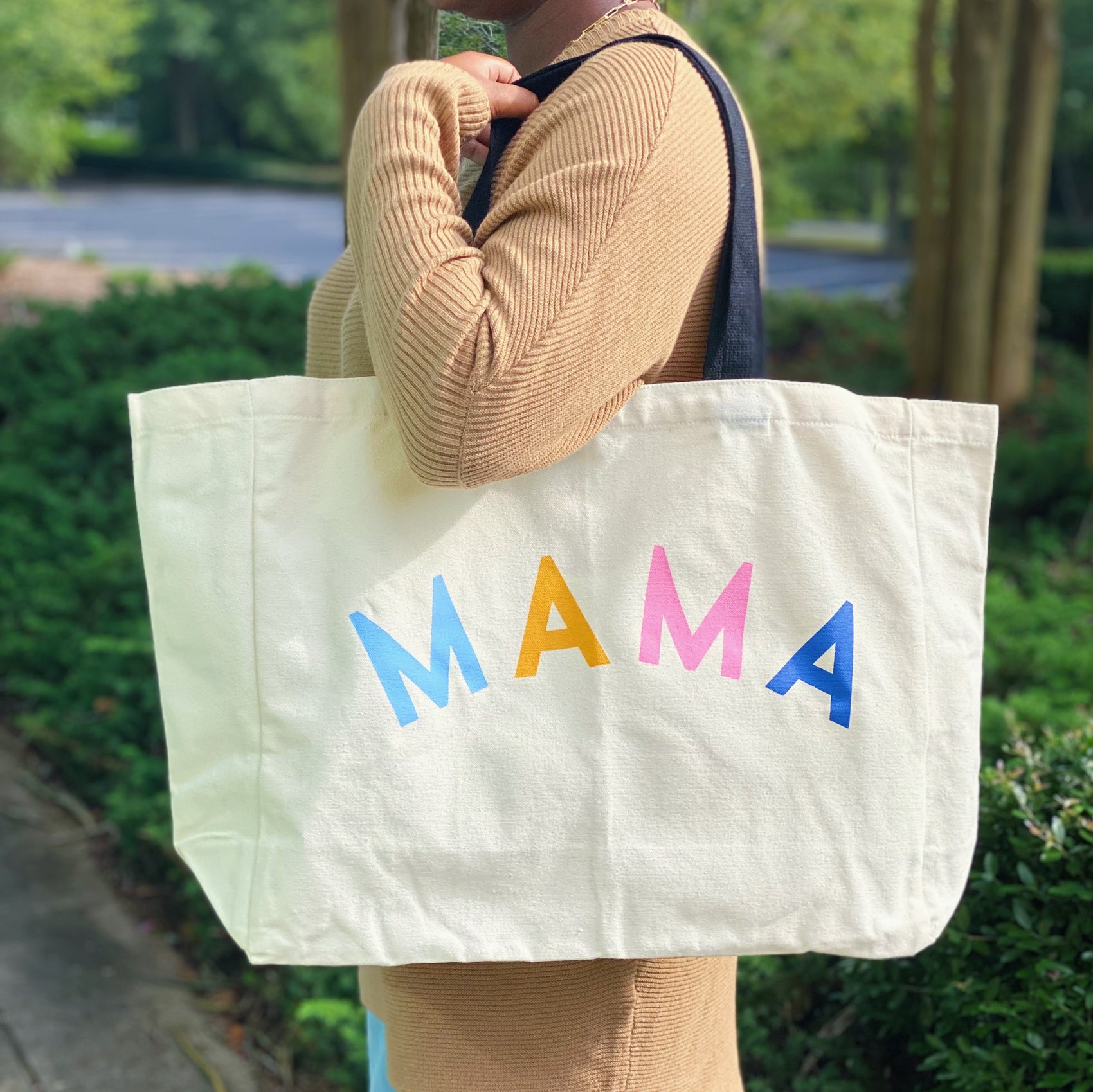 Mama Canvas Tote - RoshelLuxe.com