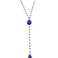 Diana Montecito Sapphire Necklace with elegant sapphire drop pendant for luxury women’s gemstone jewelry. - RoshelLuxe.com