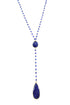 Diana Montecito Sapphire Necklace with elegant sapphire drop pendant for luxury women’s gemstone jewelry. - RoshelLuxe.com