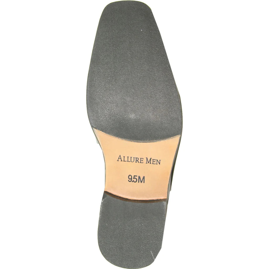 ALLURE MEN Dress Shoe AL01 Oxford Formal Tuxedo for Prom & Wedding - 2 - RoshelLuxe.com