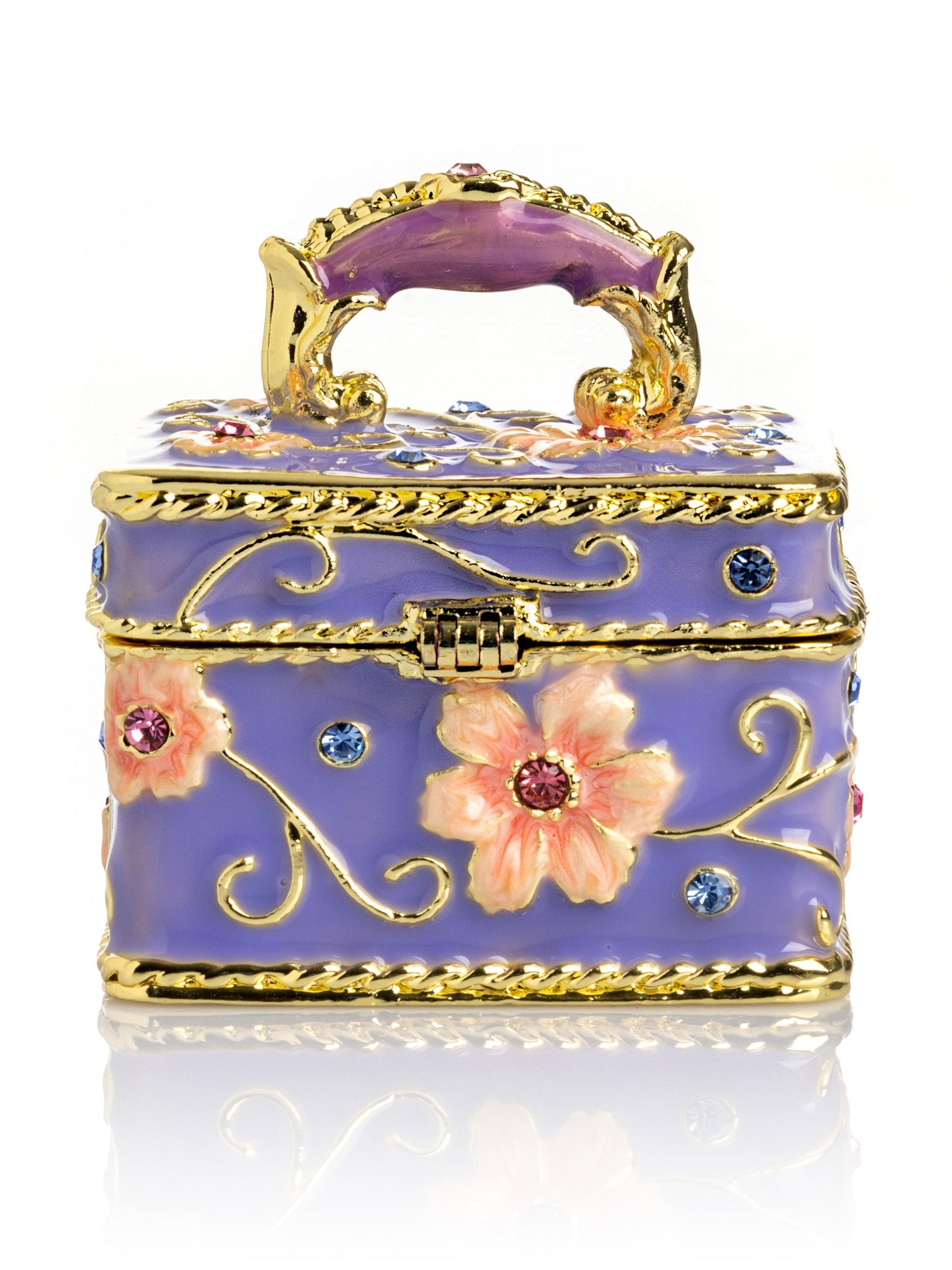 vintage travel Bag with a Bee Lock - RoshelLuxe.com