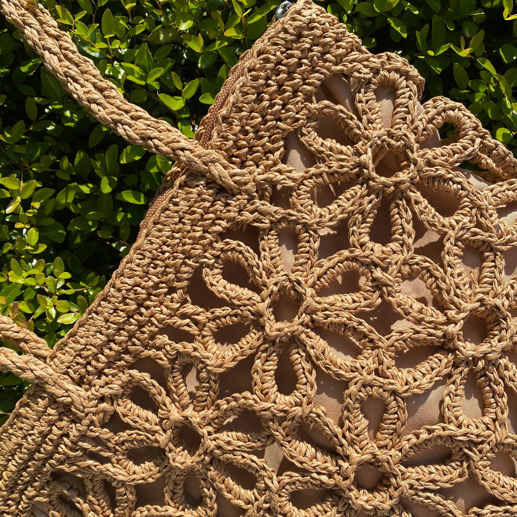 Hand Made Muted Floral Tote - RoshelLuxe.com