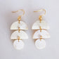 Cat Ba Crescent Drop Buffalo Horn Dangle Earrings - RoshelLuxe.com