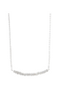 Moonstone bar necklace minimalist jewelry- RoshelLuxe.com