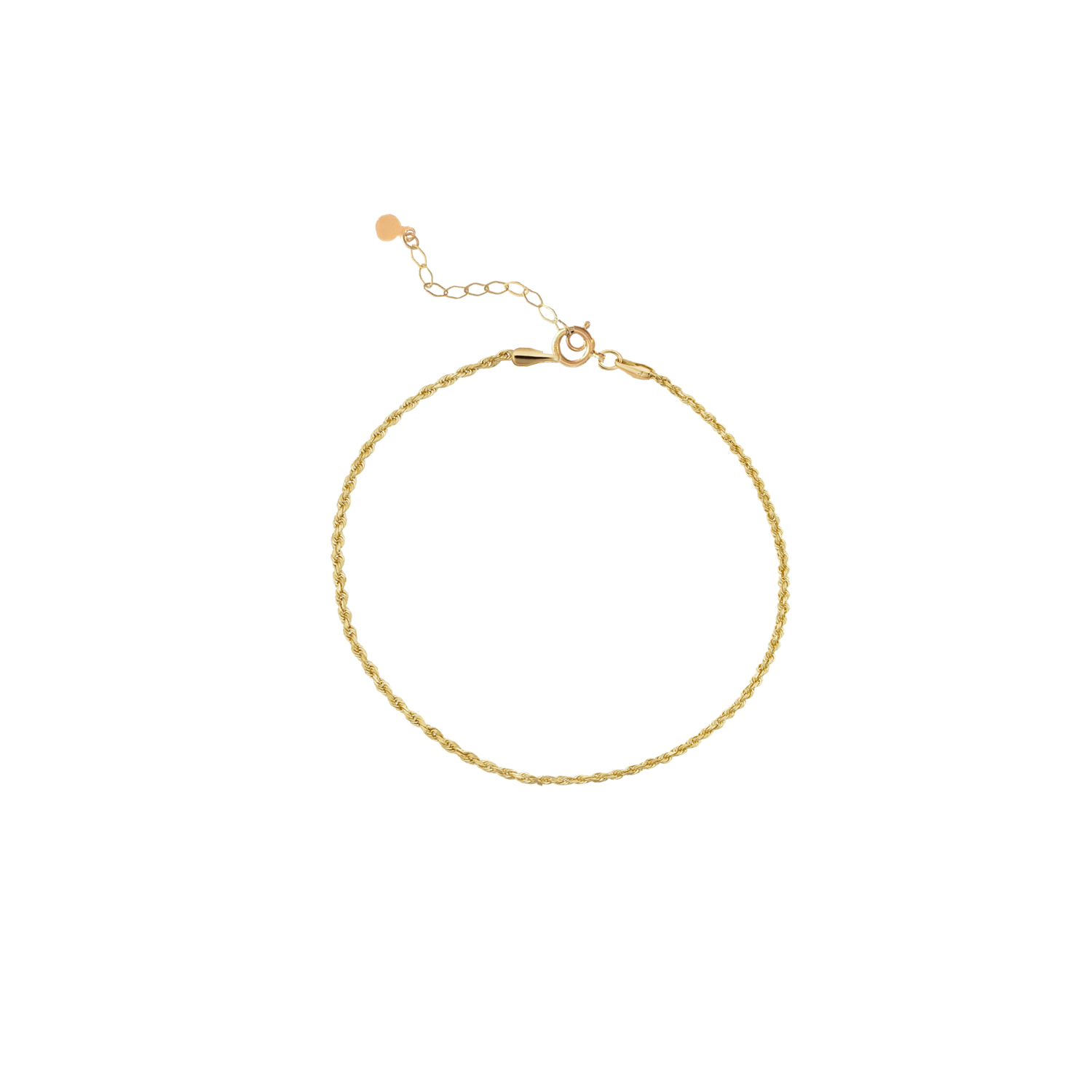 French Rope Chain Bracelet - RoshelLuxe.com