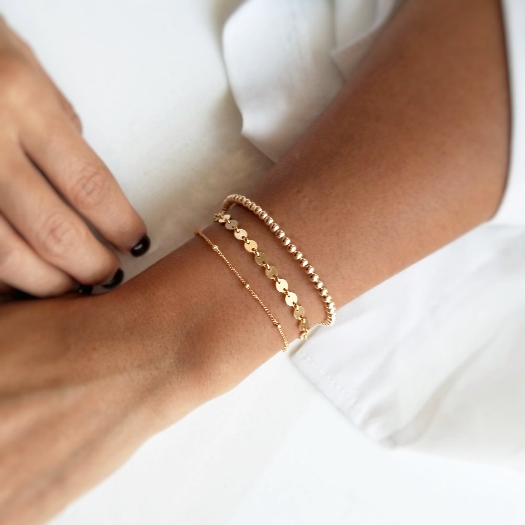 Meaningful handmade milestone bracelet for women- RoshelLuxe.com