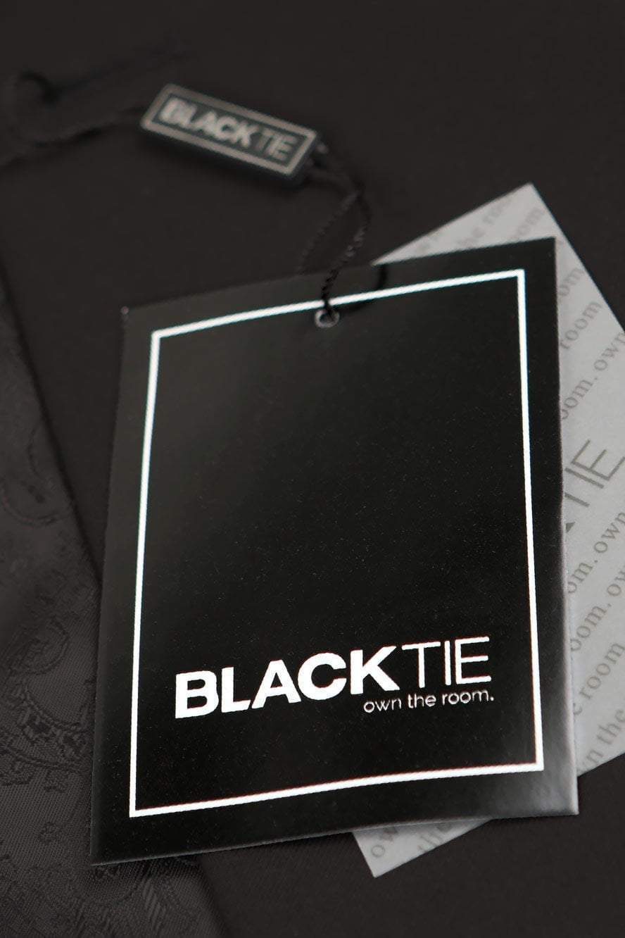 "London" Black Tuxedo Jacket - RoshelLuxe.com