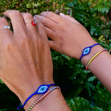Evil Eye Bracelet Set