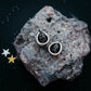 Pear Shaped Teardrop Meteorite Dangle Earrings - RoshelLuxe.com