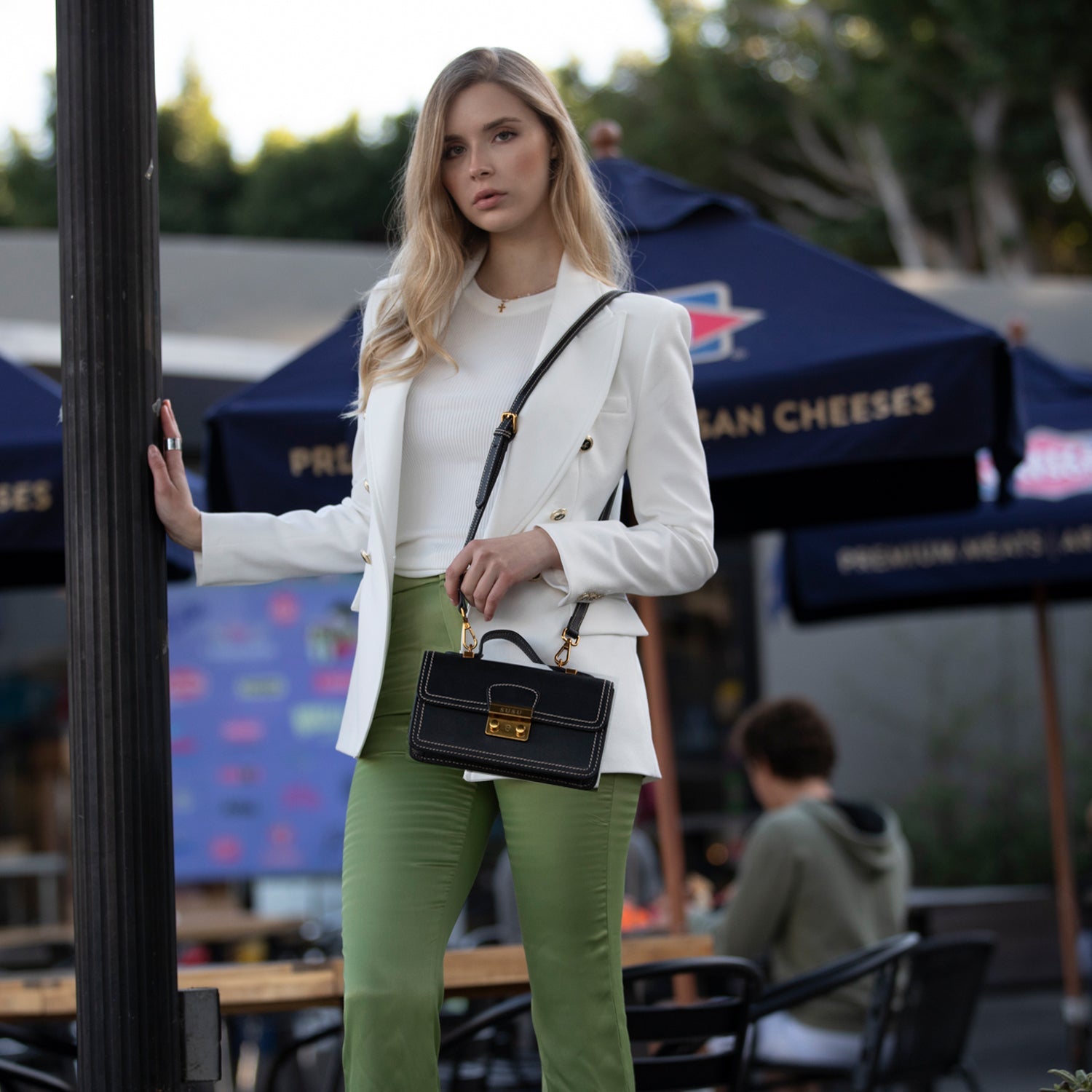 Black Purse Leather Small Crossbody Bag