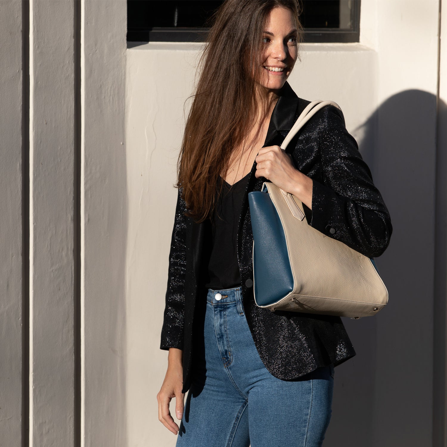 Jody Off White Tote Bag - RoshelLuxe.com