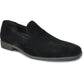 "Chelsea" Black Suede Tuxedo Shoes - RoshelLuxe.com