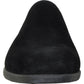 "Chelsea" Black Suede Tuxedo Shoes - RoshelLuxe.com