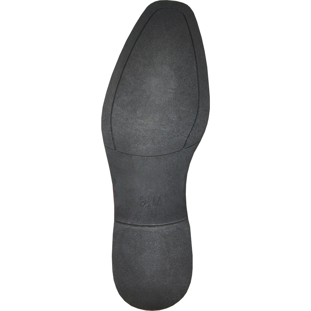 "Chelsea" Purple Suede Tuxedo Shoes