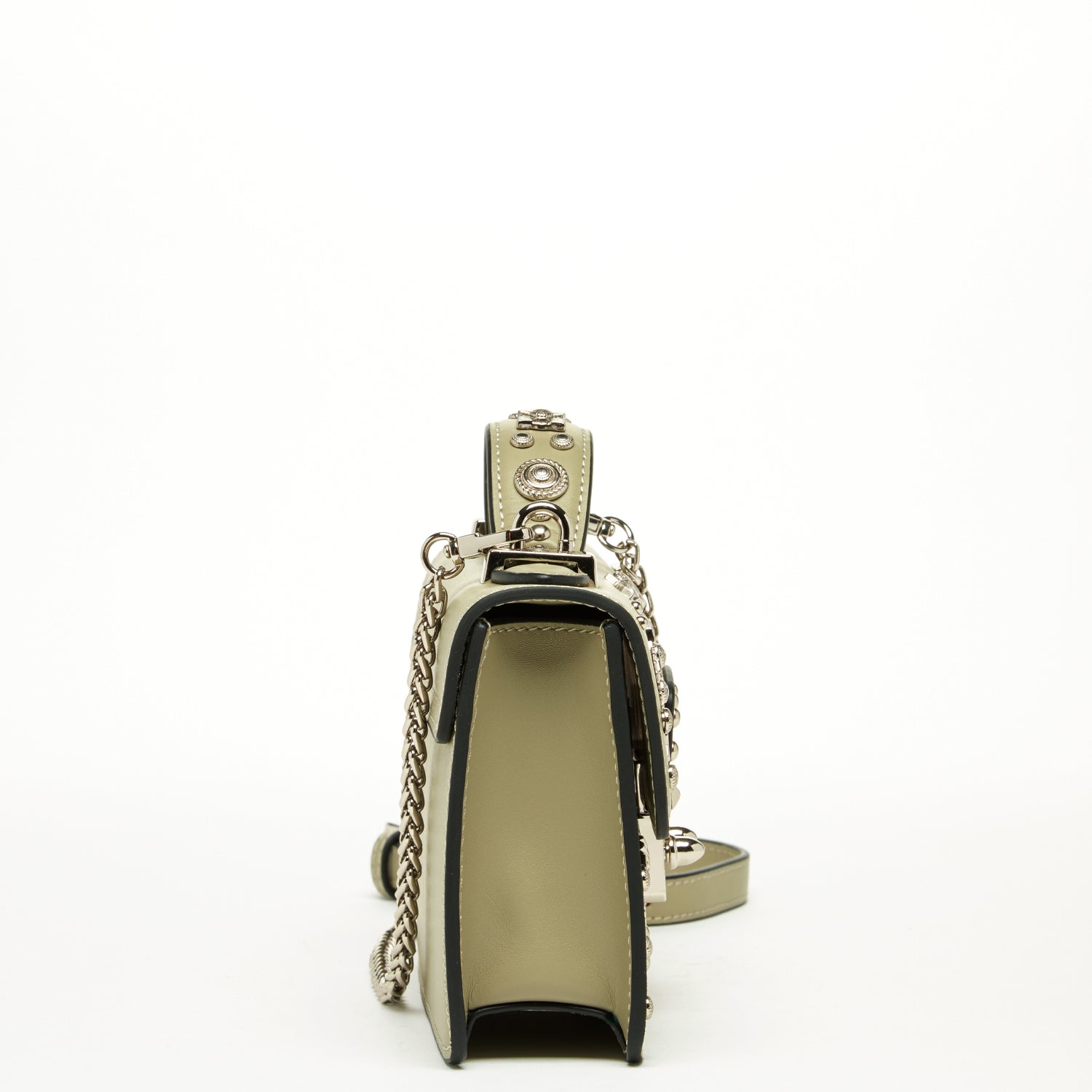 Small Leather Crossbody Bag Sage Green Purse