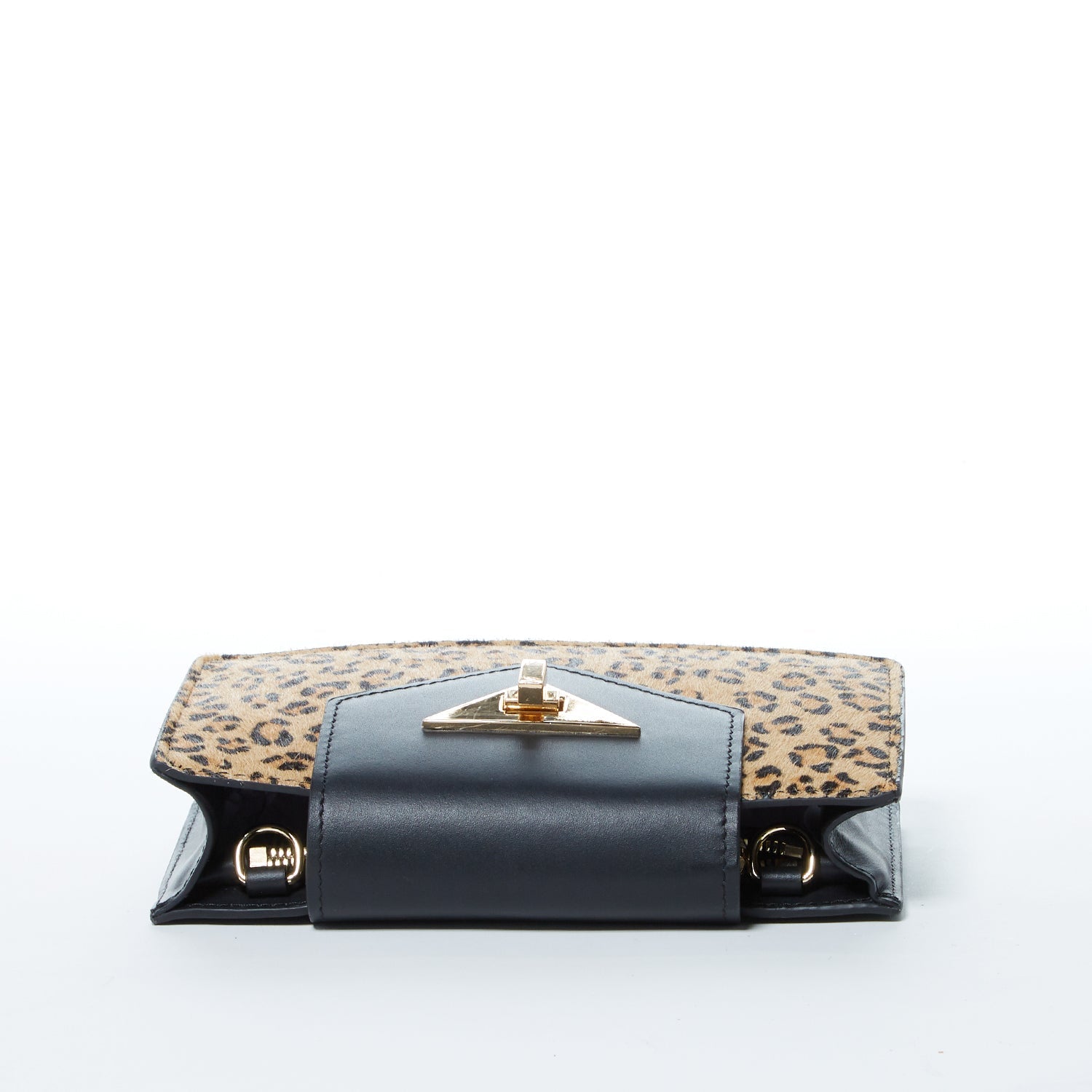 Mini Crossbody Bag Small Leather Leopard Black Purse Wristlet Women's Handbag - RoshelLuxe.com
