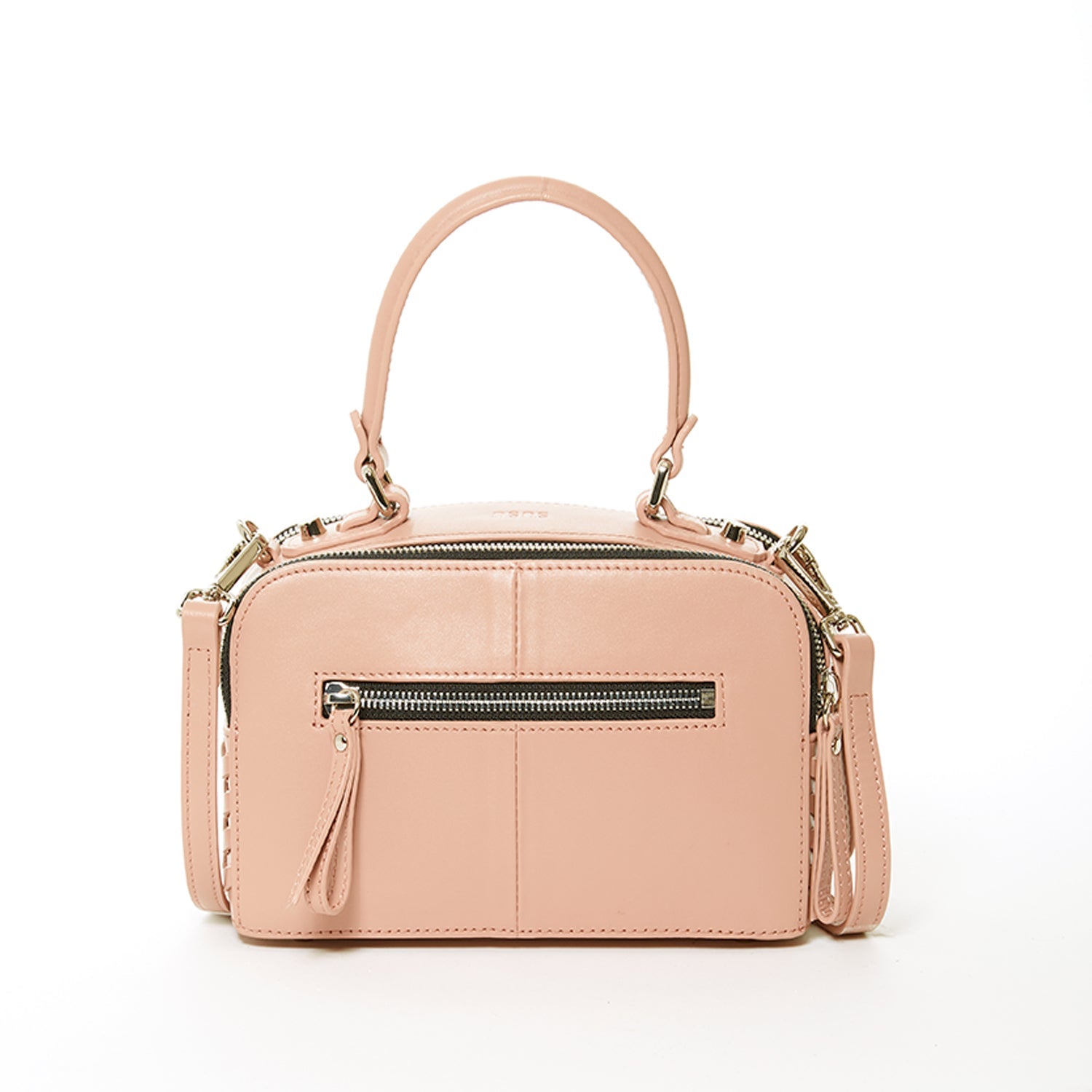 Woven Leather Crossbody Bag Pink Purse Women's Handbag - RoshelLuxe.com