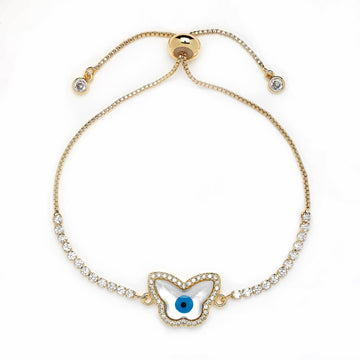 Lux Mother of Pearl Butterfly Bracelet