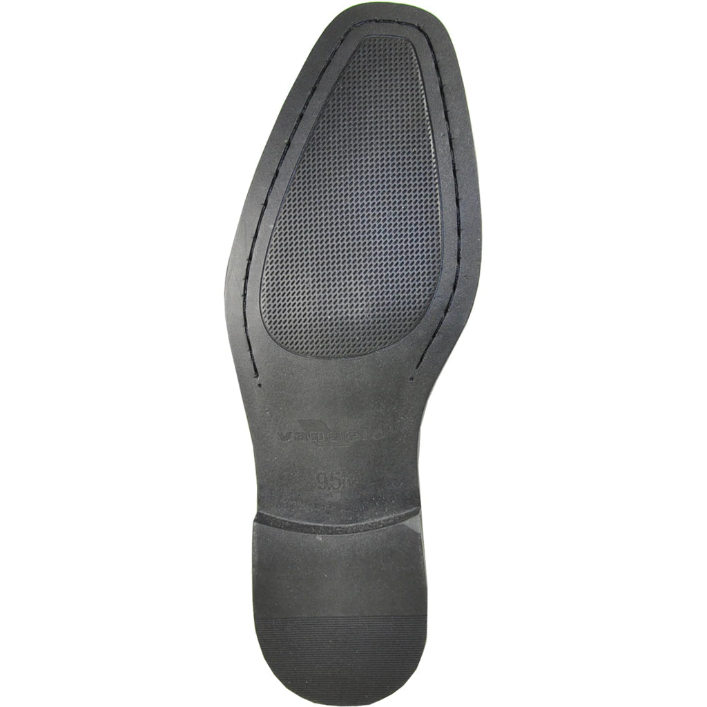 "Rockefeller" Black Vangelo Tuxedo Shoes - RoshelLuxe.com