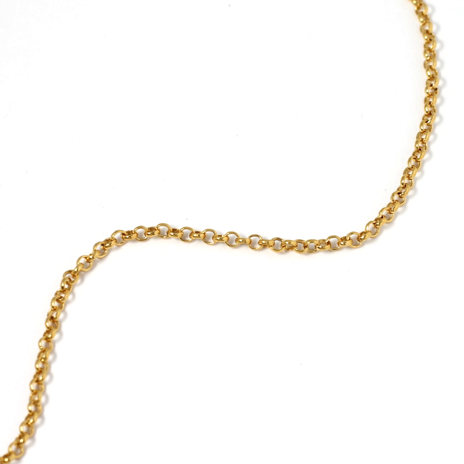 Minimalist gold rolo chain bracelet for women- RoshelLuxe.com