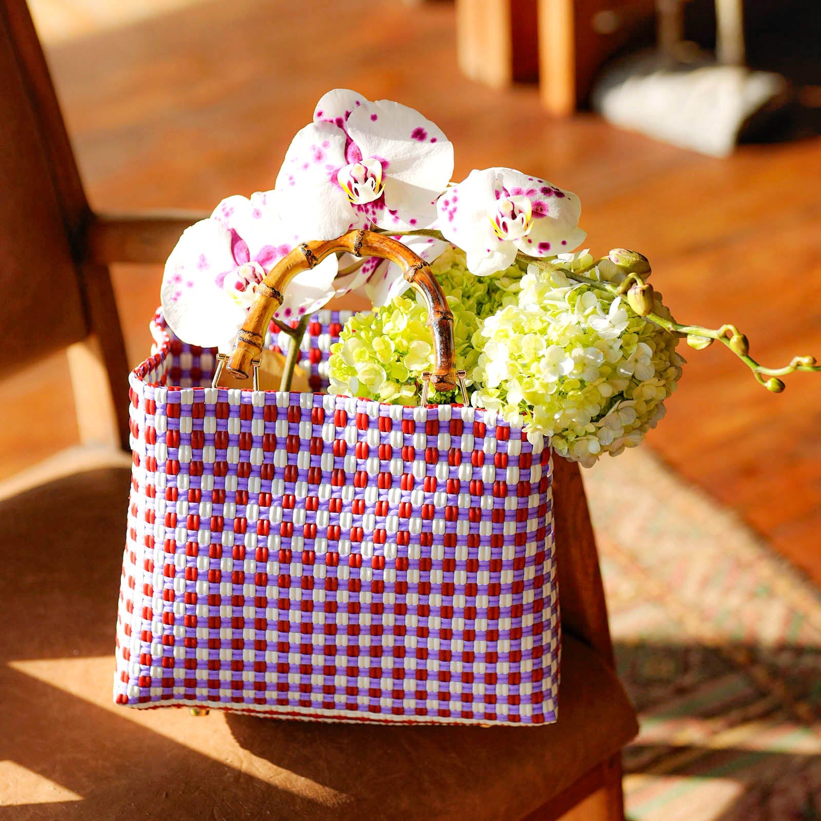TUKU Beverly Recycled Market Tote Bag - RoshelLuxe.com