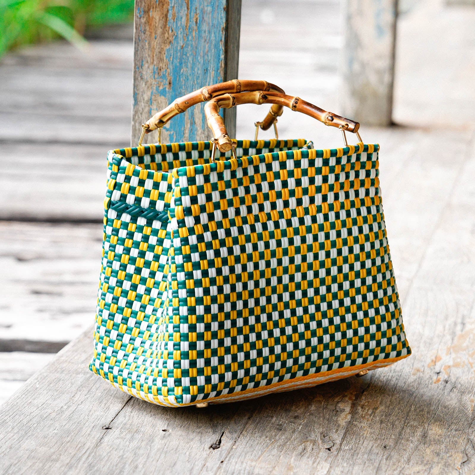 TUKU Borrego Recycled Market Tote Bag - RoshelLuxe.com