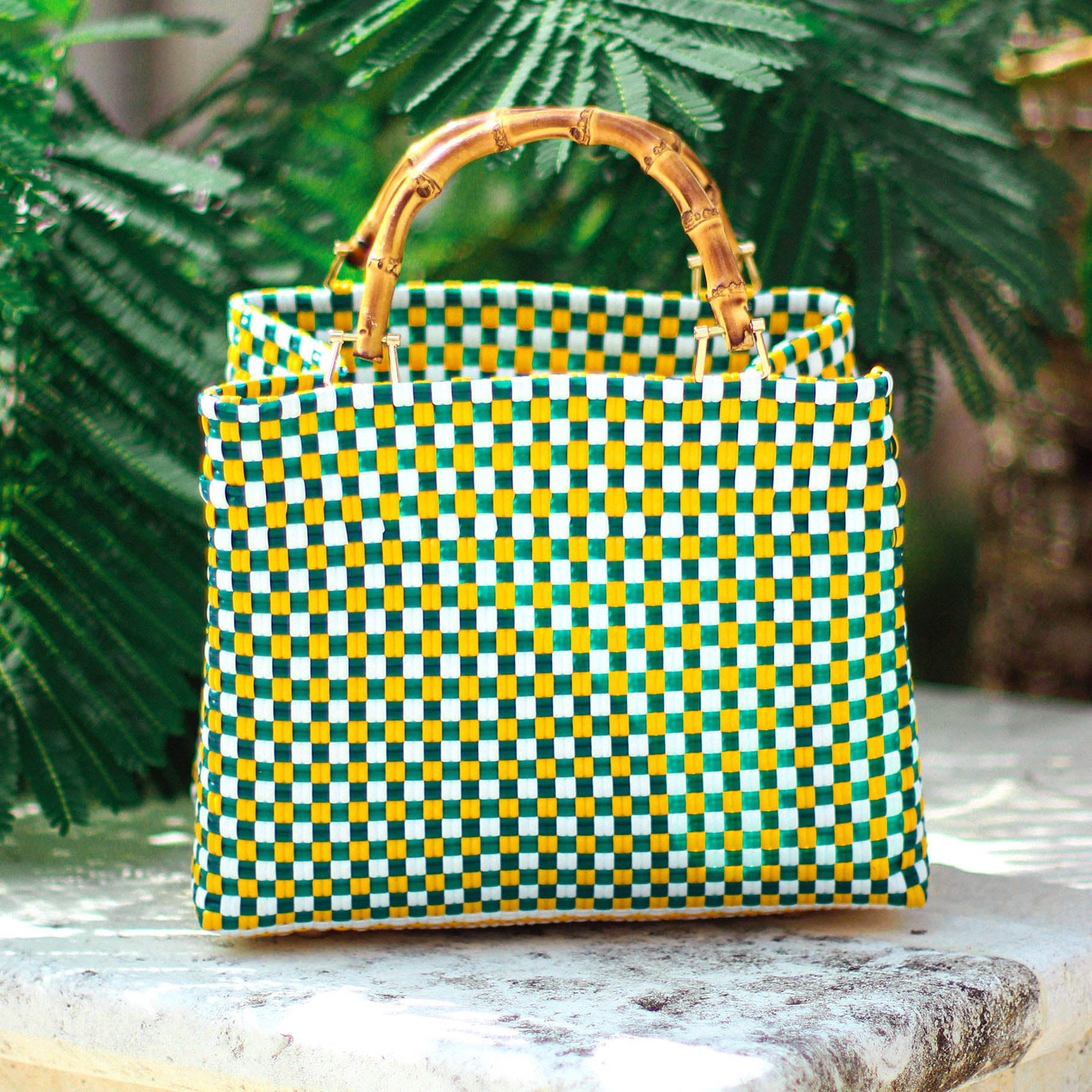 TUKU Borrego Recycled Market Tote Bag - RoshelLuxe.com