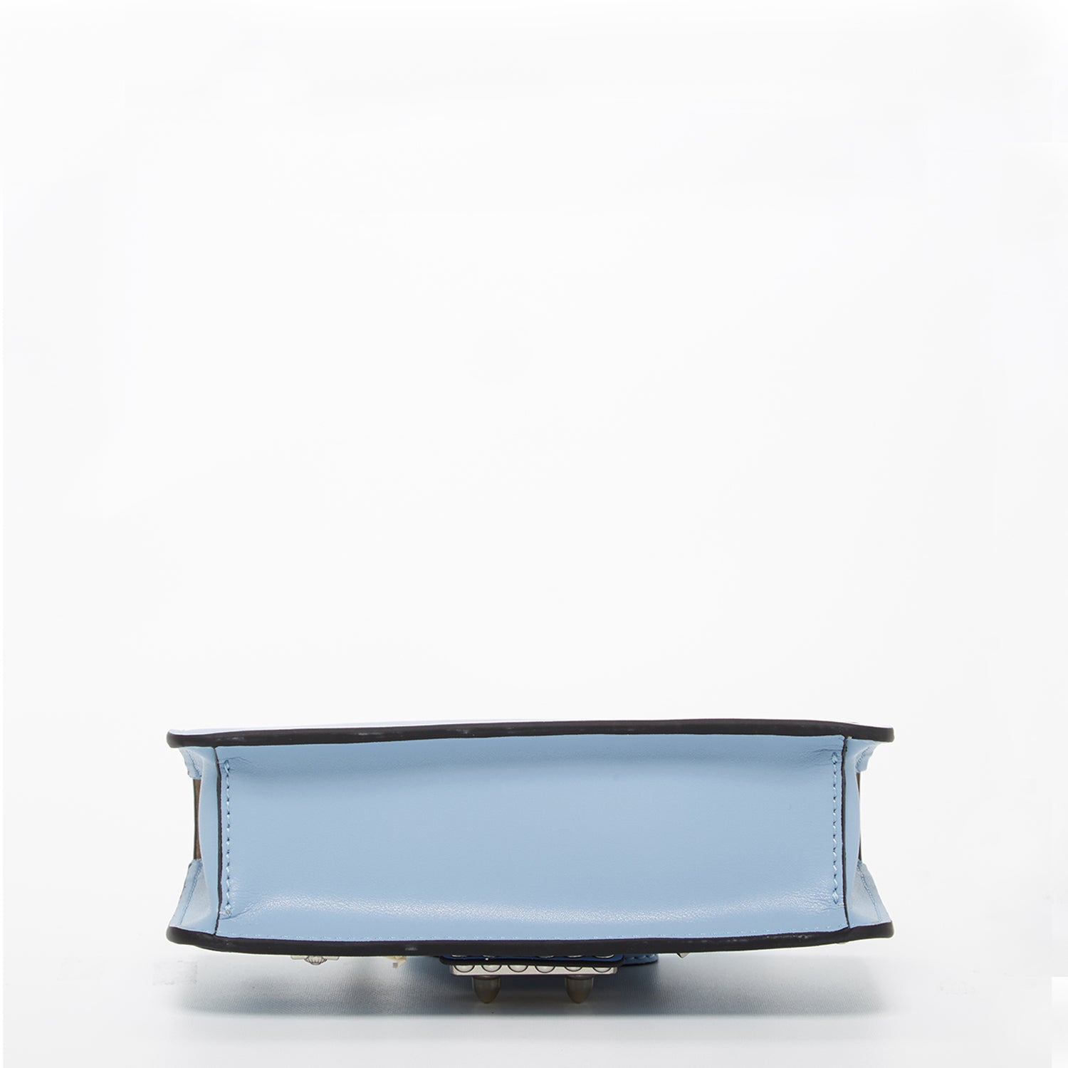 Small Leather Crossbody Bag Sky Blue Purse Studded Baby Blue Women's Handbag - RoshelLuxe.com
