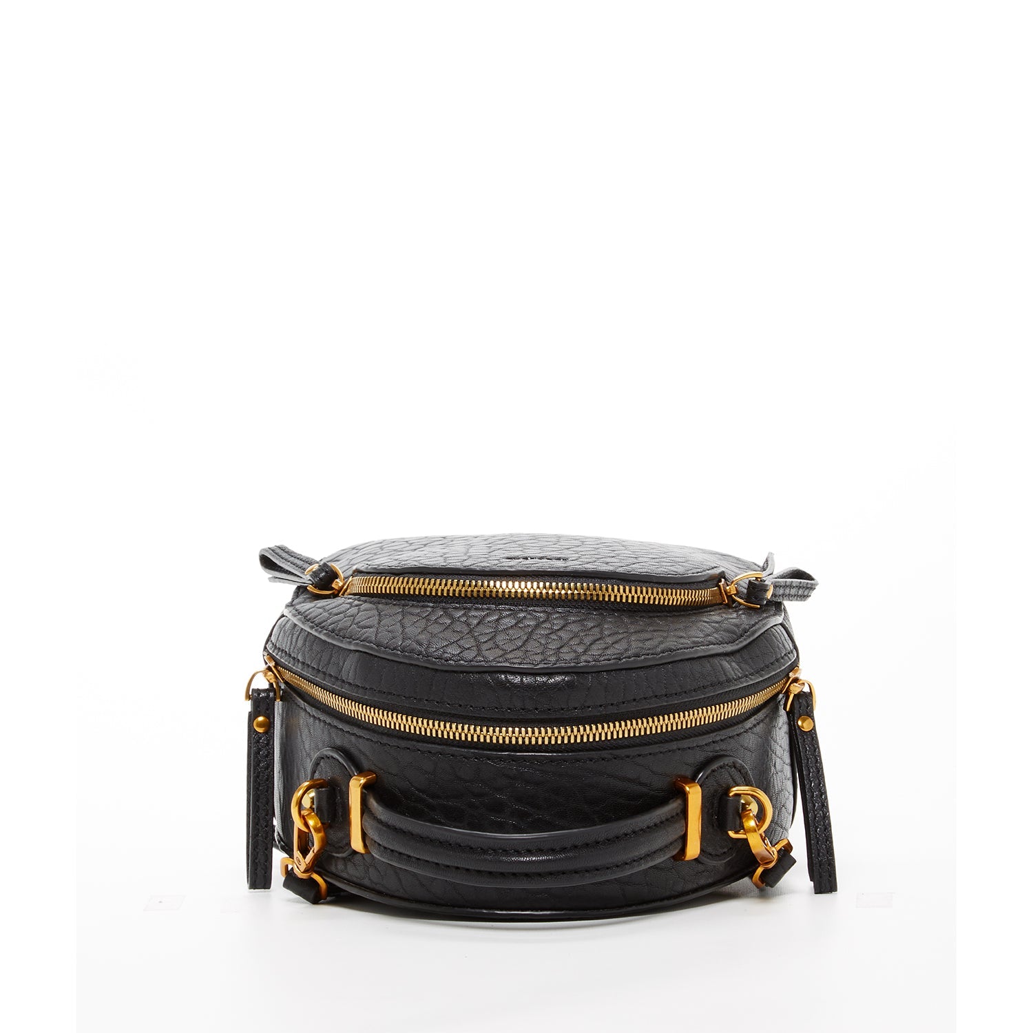 Small Black Leather Backpack Purse for Women Convertible Crossbody Bag - RoshelLuxe.com