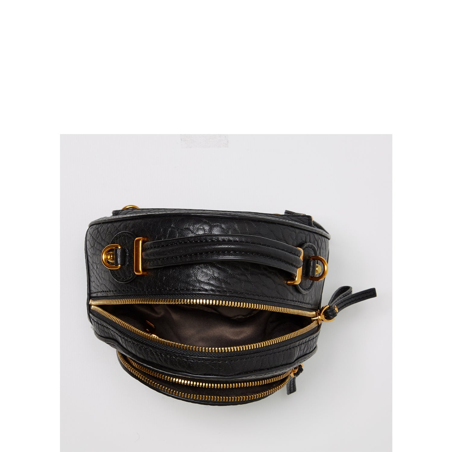 Small Black Leather Backpack Purse for Women Convertible Crossbody Bag - RoshelLuxe.com