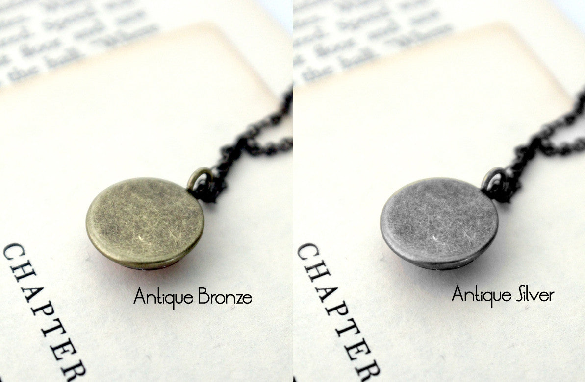 Pluto and Charon Layered Space Necklace - RoshelLuxe.com
