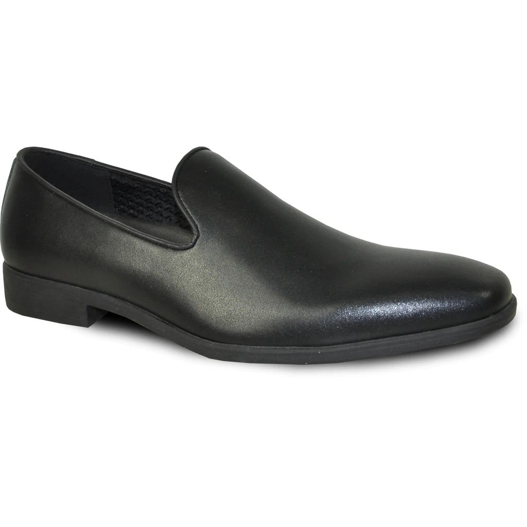 "Galileo" Black Matte Tuxedo Shoes - RoshelLuxe.com