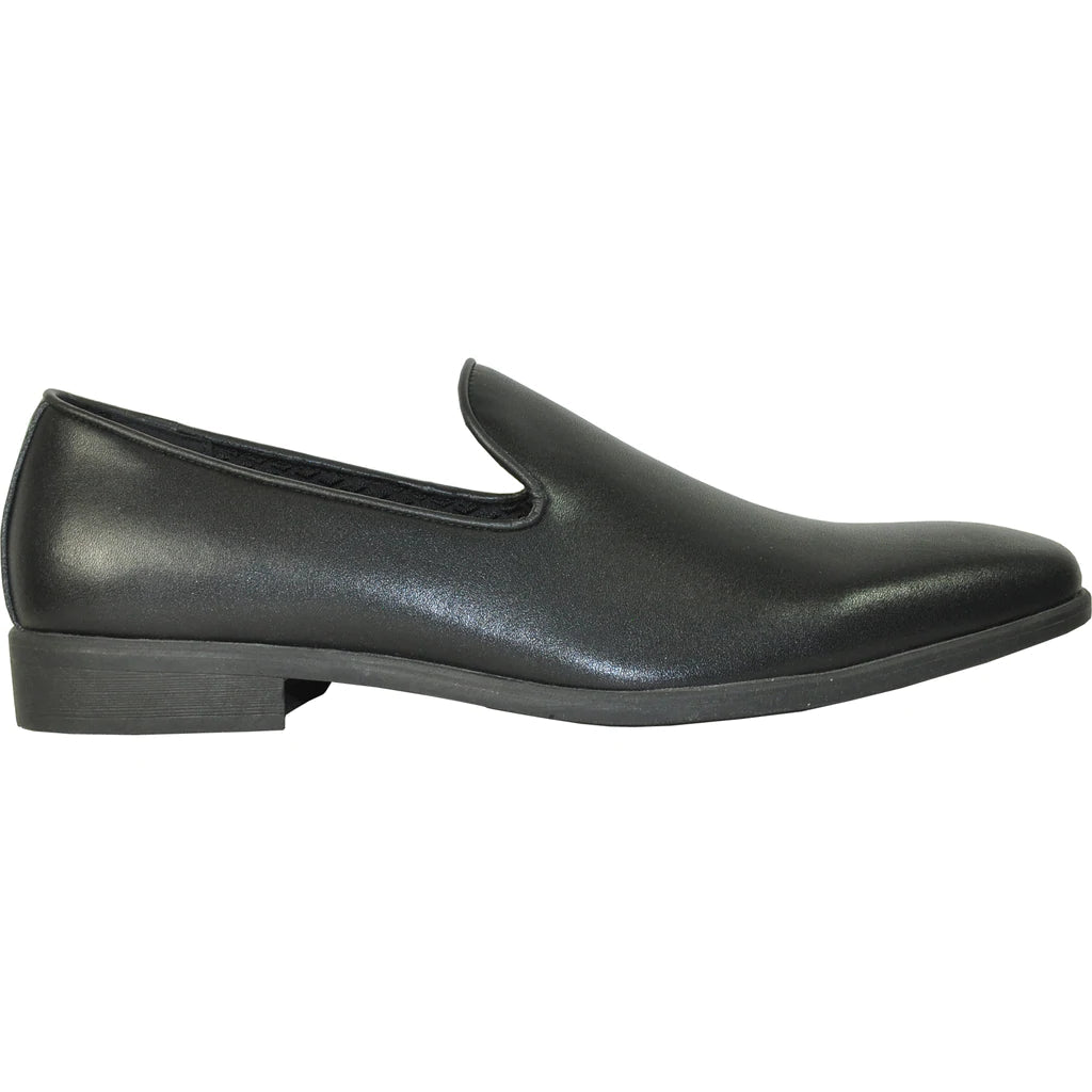 "Galileo" Black Matte Tuxedo Shoes - RoshelLuxe.com