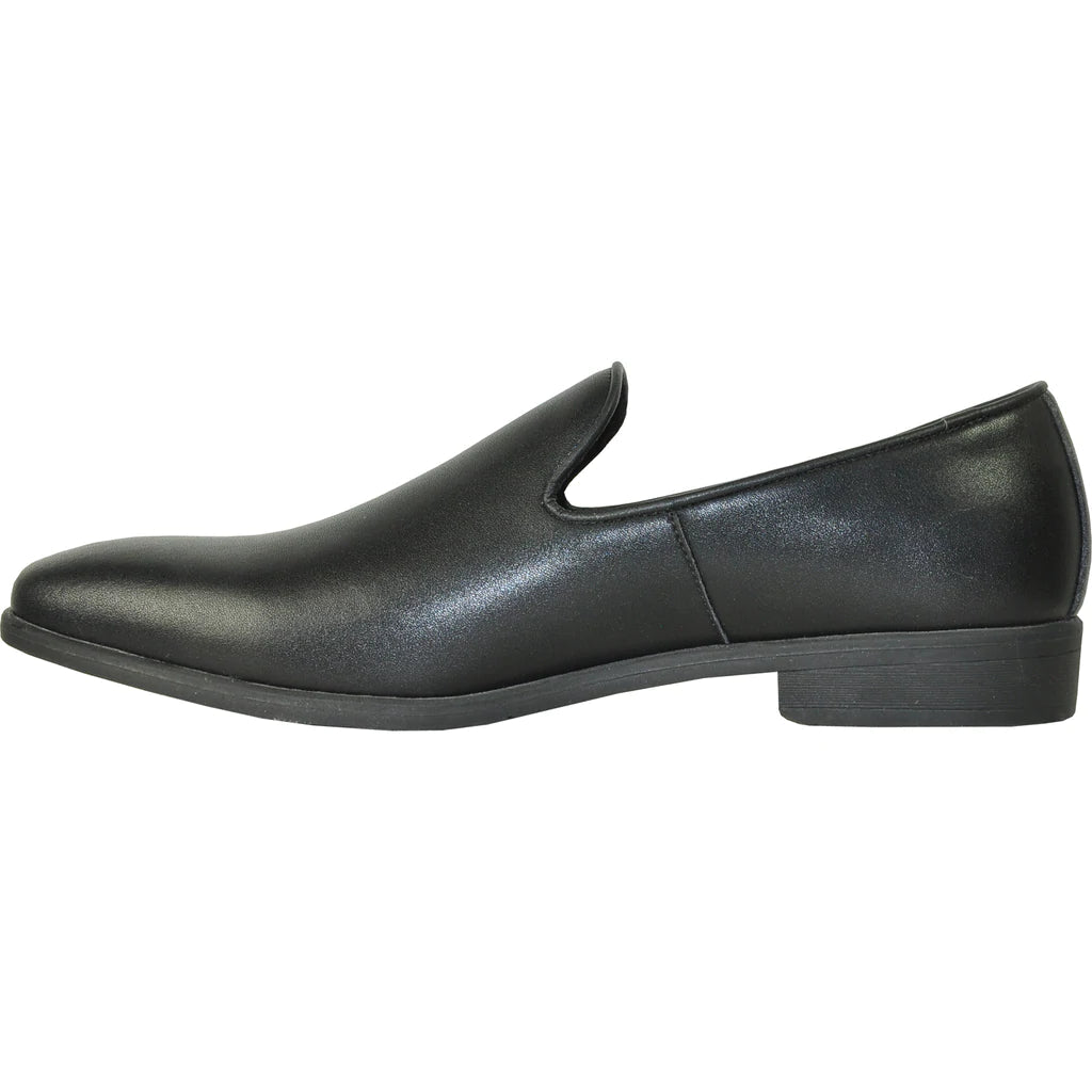 "Galileo" Black Matte Tuxedo Shoes - RoshelLuxe.com
