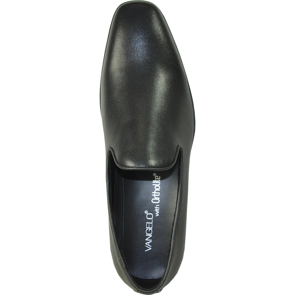 "Galileo" Black Matte Tuxedo Shoes - RoshelLuxe.com