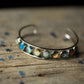Solar System Silver Bangle Bracelet - RoshelLuxe.com